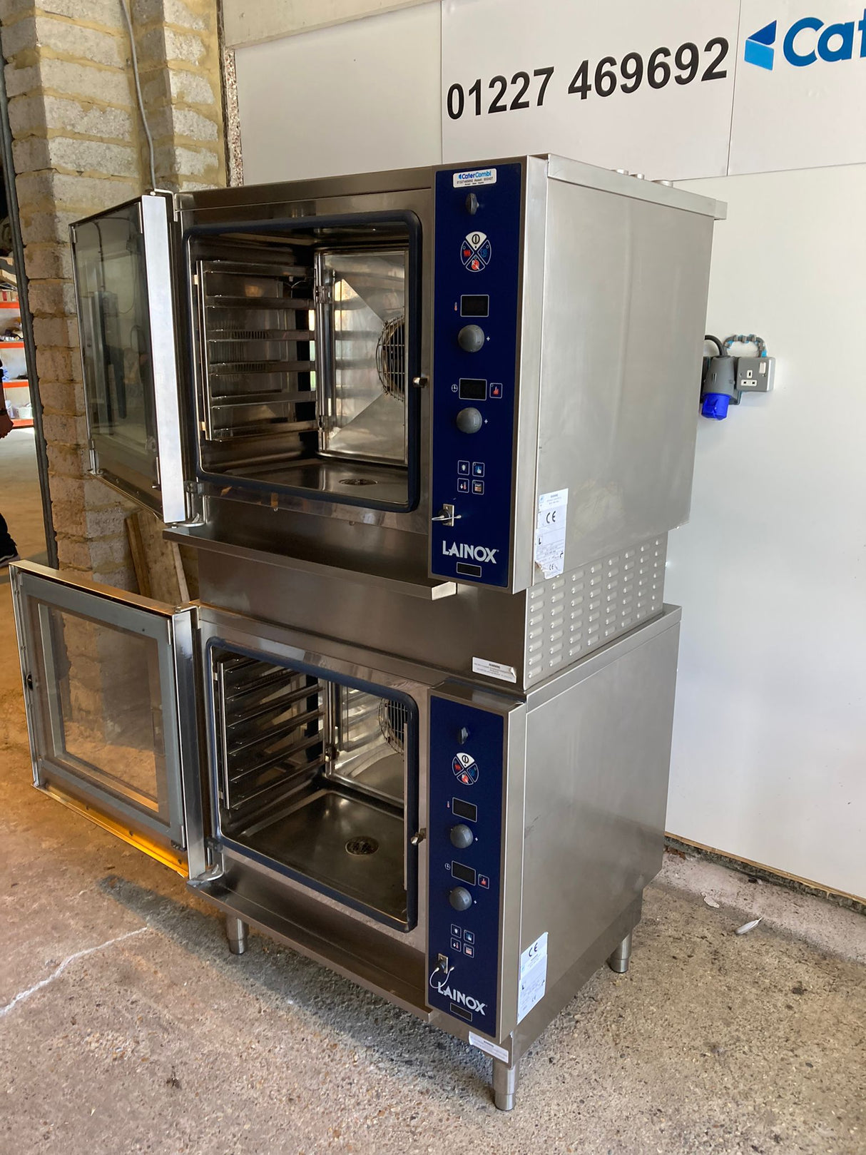 Lainox MED 2 x 6 Grid Stacked Ovens Electric 3 Phase